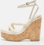 Jimmy Choo Pre-owned Leather sandals White Dames - Thumbnail 2