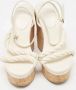 Jimmy Choo Pre-owned Leather sandals White Dames - Thumbnail 3