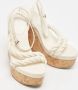 Jimmy Choo Pre-owned Leather sandals White Dames - Thumbnail 4