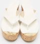 Jimmy Choo Pre-owned Leather sandals White Dames - Thumbnail 2