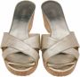 Jimmy Choo Pre-owned Leather sandals Yellow Dames - Thumbnail 2