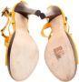 Jimmy Choo Pre-owned Leather sandals Yellow Dames - Thumbnail 5
