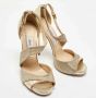 Jimmy Choo Pre-owned Leather sandals Yellow Dames - Thumbnail 4
