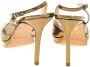 Jimmy Choo Pre-owned Leather sandals Yellow Dames - Thumbnail 4
