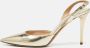 Jimmy Choo Pre-owned Leather sandals Yellow Dames - Thumbnail 2