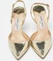 Jimmy Choo Pre-owned Leather sandals Yellow Dames - Thumbnail 3