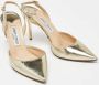 Jimmy Choo Pre-owned Leather sandals Yellow Dames - Thumbnail 4