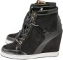 Jimmy Choo Pre-owned Leather sneakers Gray Dames - Thumbnail 3