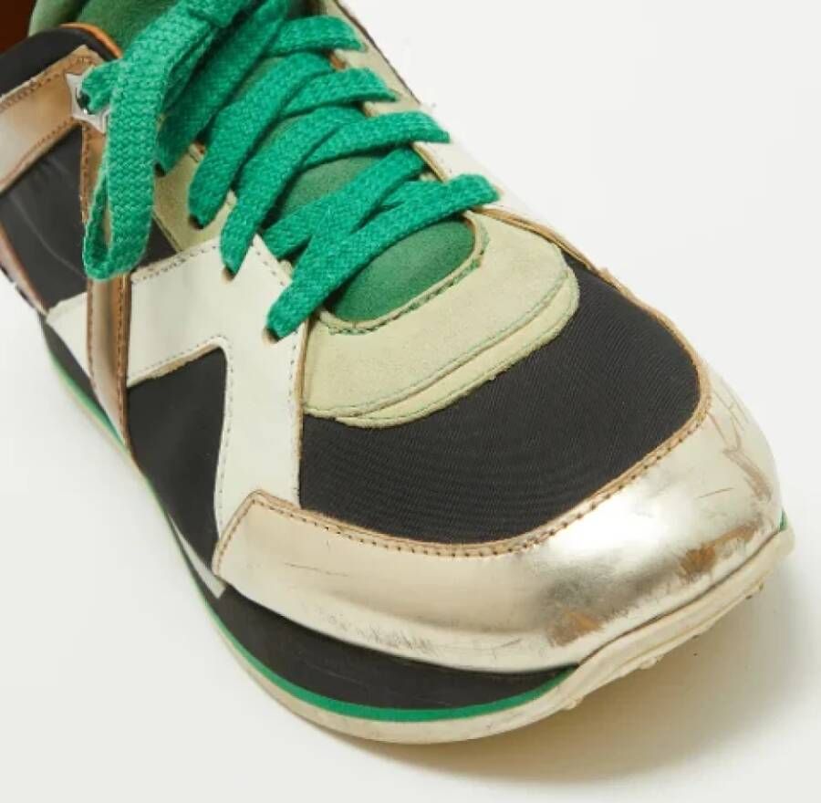 Jimmy Choo Pre-owned Leather sneakers Multicolor Dames