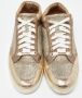 Jimmy Choo Pre-owned Leather sneakers Yellow Dames - Thumbnail 3