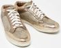 Jimmy Choo Pre-owned Leather sneakers Yellow Dames - Thumbnail 4