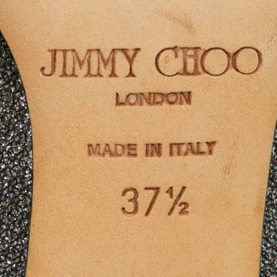 Jimmy Choo Pre-owned Mesh heels Gray Dames