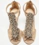 Jimmy Choo Pre-owned Mesh sandals Beige Dames - Thumbnail 3