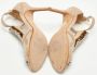 Jimmy Choo Pre-owned Mesh sandals Beige Dames - Thumbnail 6
