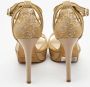 Jimmy Choo Pre-owned Mesh sandals Beige Dames - Thumbnail 5