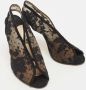 Jimmy Choo Pre-owned Mesh sandals Black Dames - Thumbnail 4