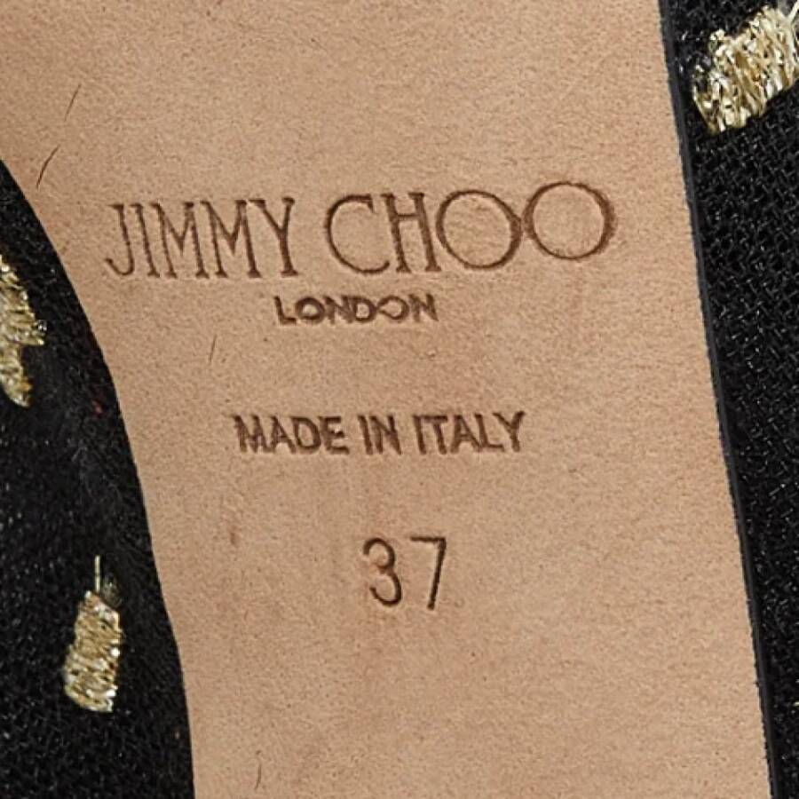 Jimmy Choo Pre-owned Mesh sandals Black Dames