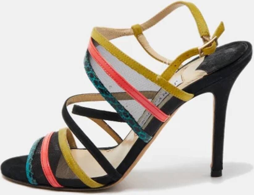 Jimmy Choo Pre-owned Mesh sandals Multicolor Dames