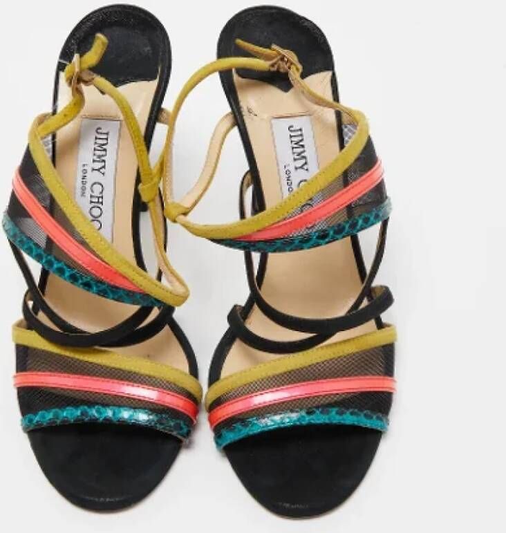 Jimmy Choo Pre-owned Mesh sandals Multicolor Dames