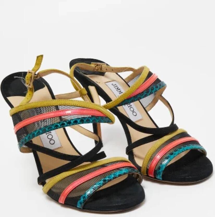 Jimmy Choo Pre-owned Mesh sandals Multicolor Dames