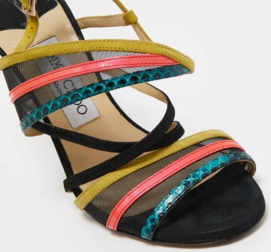 Jimmy Choo Pre-owned Mesh sandals Multicolor Dames