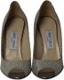 Jimmy Choo Pre-owned Polyester heels Gray Dames - Thumbnail 2