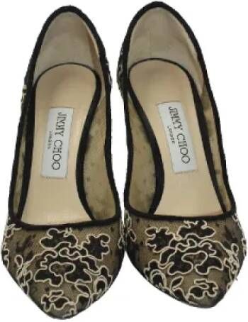 Jimmy Choo Pre-owned Polyester heels Multicolor Dames
