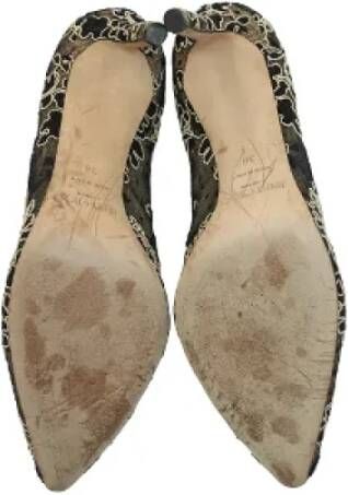 Jimmy Choo Pre-owned Polyester heels Multicolor Dames