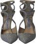 Jimmy Choo Pre-owned Polyester sandals Gray Dames - Thumbnail 2