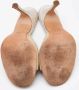 Jimmy Choo Pre-owned Raffia sandals Beige Dames - Thumbnail 6