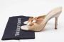 Jimmy Choo Pre-owned Raffia sandals Beige Dames - Thumbnail 9