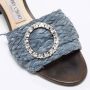 Jimmy Choo Pre-owned Raffia sandals Blue Dames - Thumbnail 7