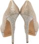 Jimmy Choo Pre-owned Satin heels Beige Dames - Thumbnail 4