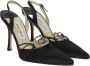 Jimmy Choo Pre-owned Satin heels Black Dames - Thumbnail 2