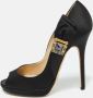Jimmy Choo Pre-owned Satin heels Black Dames - Thumbnail 2
