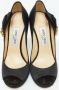 Jimmy Choo Pre-owned Satin heels Black Dames - Thumbnail 3