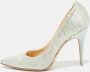 Jimmy Choo Pre-owned Satin heels Green Dames - Thumbnail 2