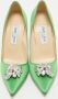 Jimmy Choo Pre-owned Satin heels Green Dames - Thumbnail 2