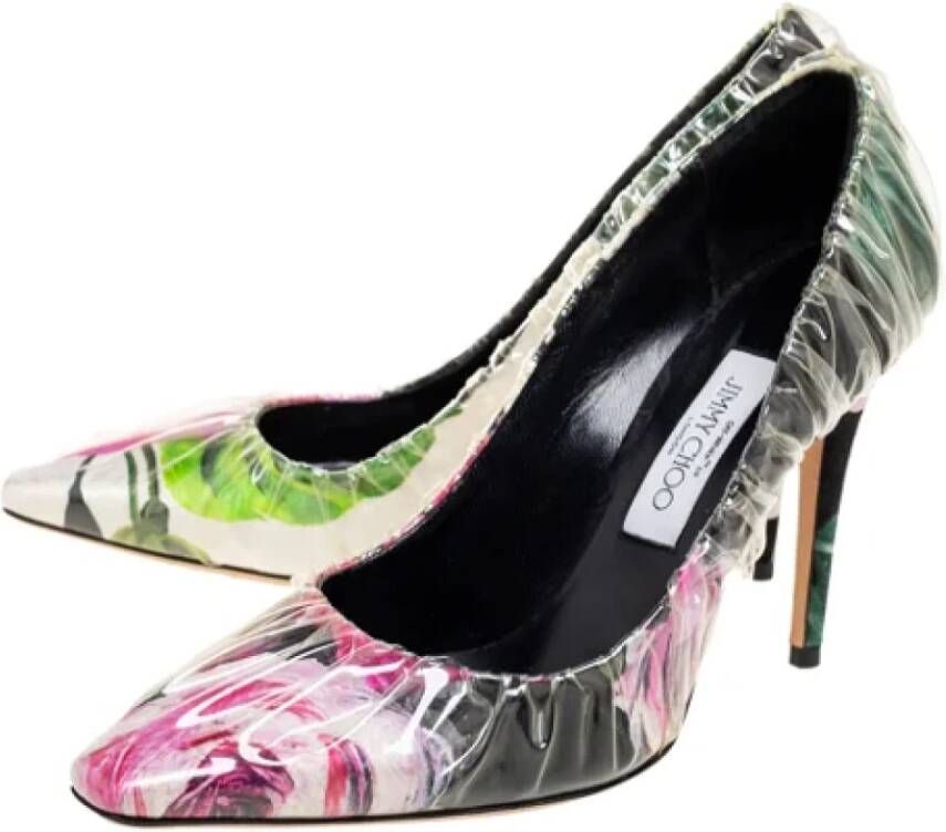 Jimmy Choo Pre-owned Satin heels Multicolor Dames