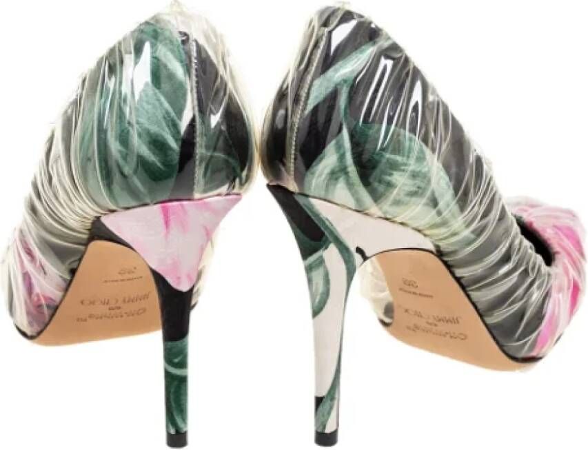 Jimmy Choo Pre-owned Satin heels Multicolor Dames