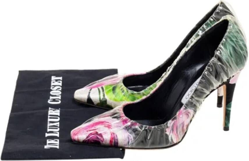 Jimmy Choo Pre-owned Satin heels Multicolor Dames