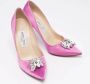 Jimmy Choo Pre-owned Satin heels Pink Dames - Thumbnail 4