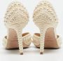 Jimmy Choo Pre-owned Satin heels White Dames - Thumbnail 5