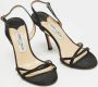 Jimmy Choo Pre-owned Satin sandals Black Dames - Thumbnail 4