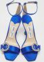 Jimmy Choo Pre-owned Satin sandals Blue Dames - Thumbnail 3