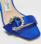 Jimmy Choo Pre-owned Satin sandals Blue Dames - Thumbnail 7
