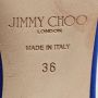 Jimmy Choo Pre-owned Satin sandals Blue Dames - Thumbnail 8
