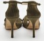 Jimmy Choo Pre-owned Satin sandals Green Dames - Thumbnail 4