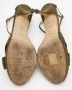 Jimmy Choo Pre-owned Satin sandals Green Dames - Thumbnail 5