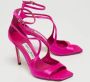 Jimmy Choo Pre-owned Satin sandals Pink Dames - Thumbnail 4